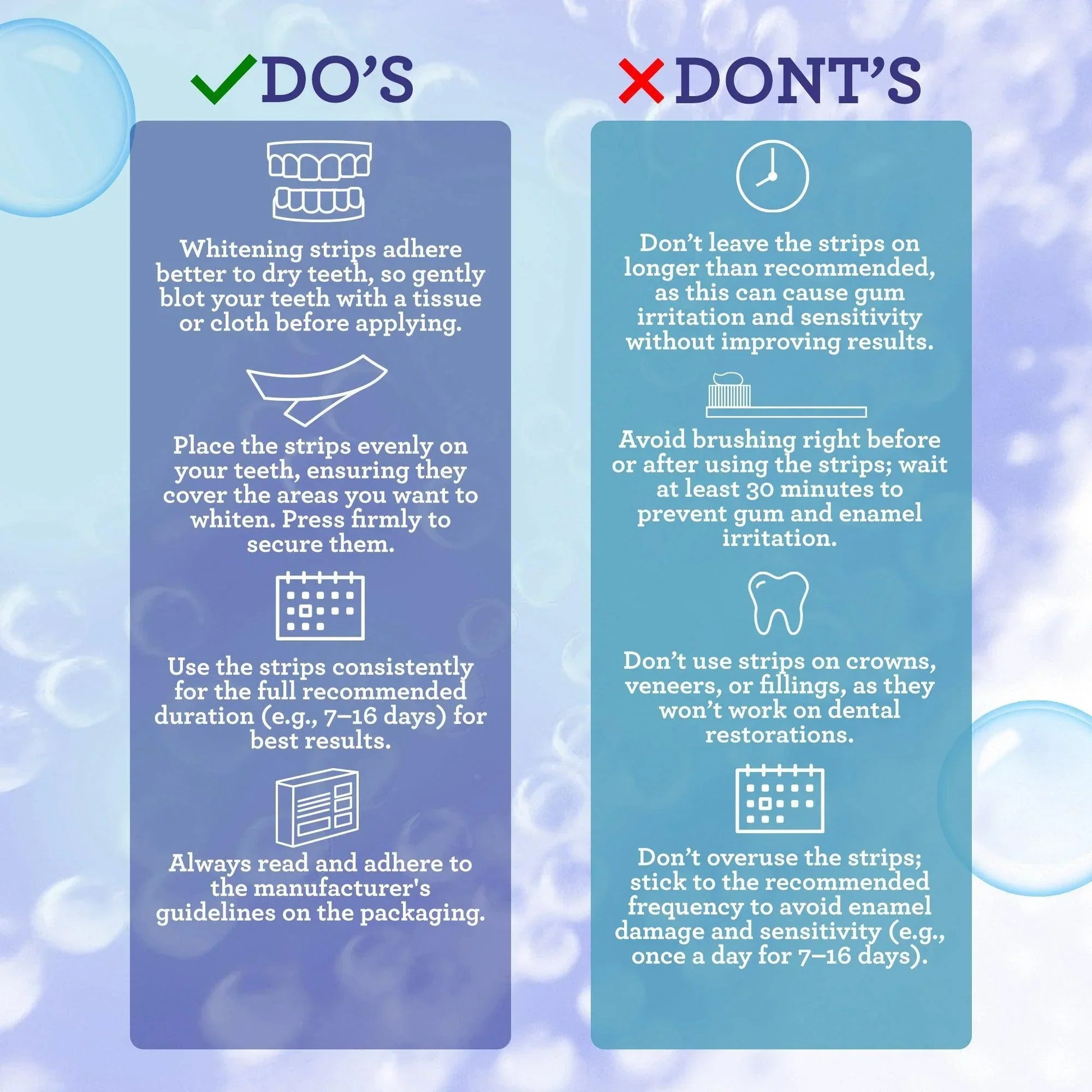 Brighten Your Smile with GuruNanda Whitening Strips - 16 Day Treatment, 2 Pack